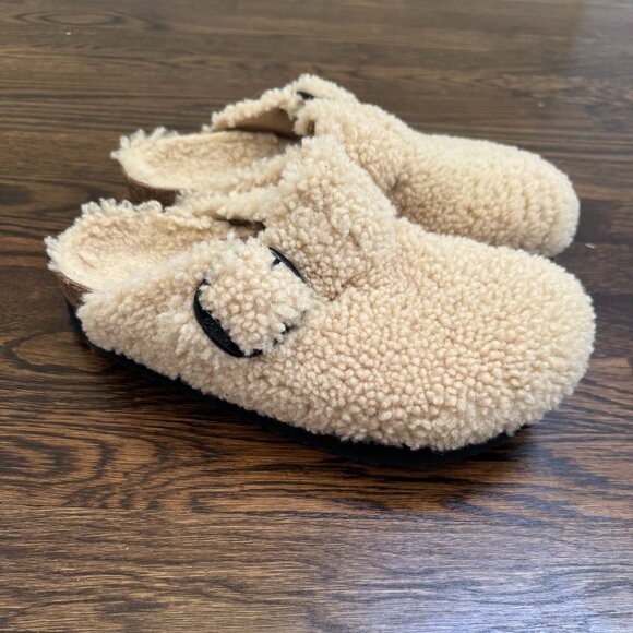 Papillio Shoes - Birkenstock Papillio Boston Shearling Clogs